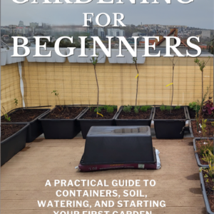 Balcony & Rooftop Gardening for Beginners — new book cover