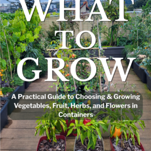 Balcony & Rooftop Gardening: What to Grow — new book cover